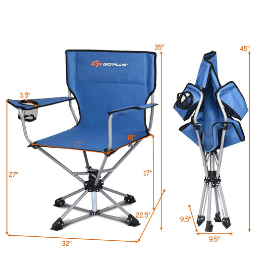 Swivel Camping Chair - GoplusUS