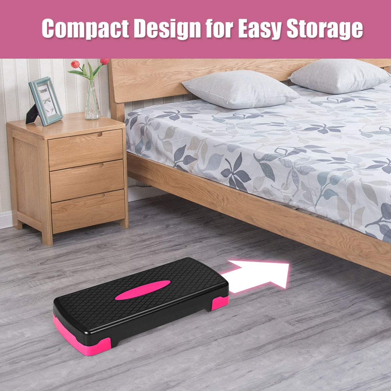 Load image into Gallery viewer, Step Platform, 26&quot; Adjustable Aerobic Exercise Step Deck
