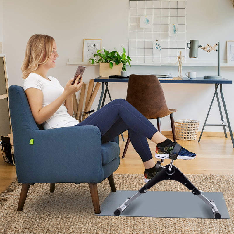 Load image into Gallery viewer, Folding Pedal Exerciser, Adjustable Resistance Mini Exercise Bike - GoplusUS
