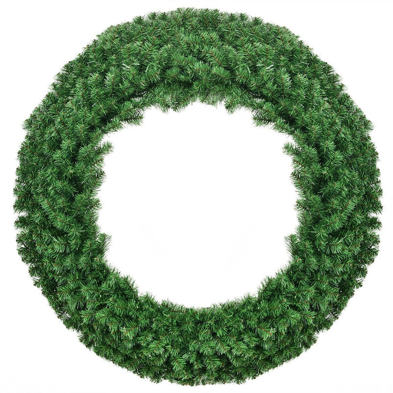 Load image into Gallery viewer, 48&quot; Pre-lit Cordless Artificial Christmas Wreath - GoplusUS
