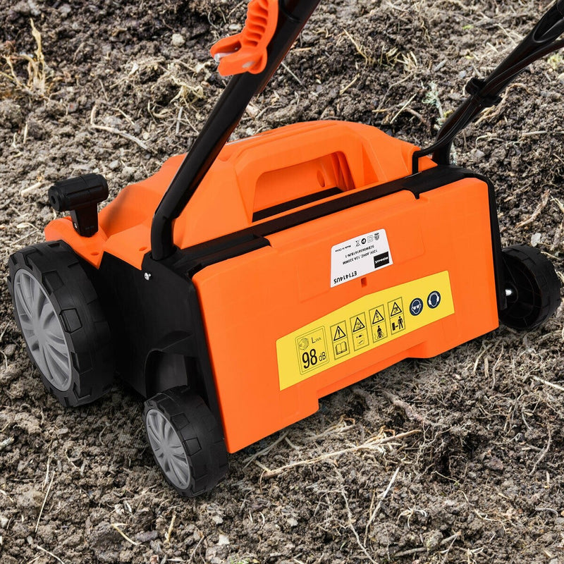 Load image into Gallery viewer, 2-in-1 Lawn Dethatcher 12Amp, 3 Level Depth Adjustable Weeder - GoplusUS

