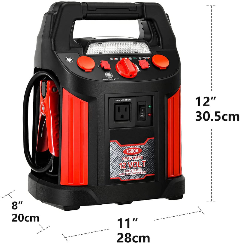 Load image into Gallery viewer, Jump Starter 1500 Peak/700 Instant Amps - GoplusUS
