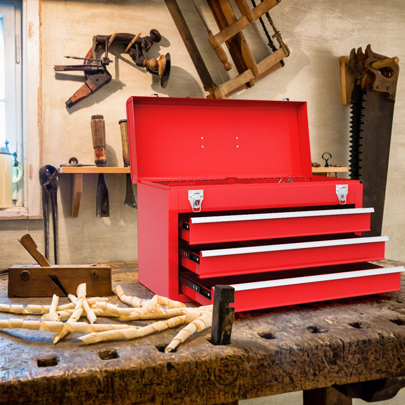 Load image into Gallery viewer, Tool Chest 20-Inch Portable Tool Box Steel Cabinet
