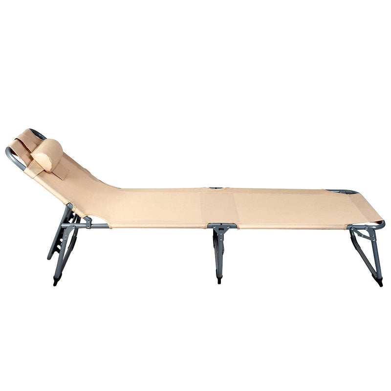 Load image into Gallery viewer, Patio Lounge Chair, Adjustable Folding Recliner - GoplusUS
