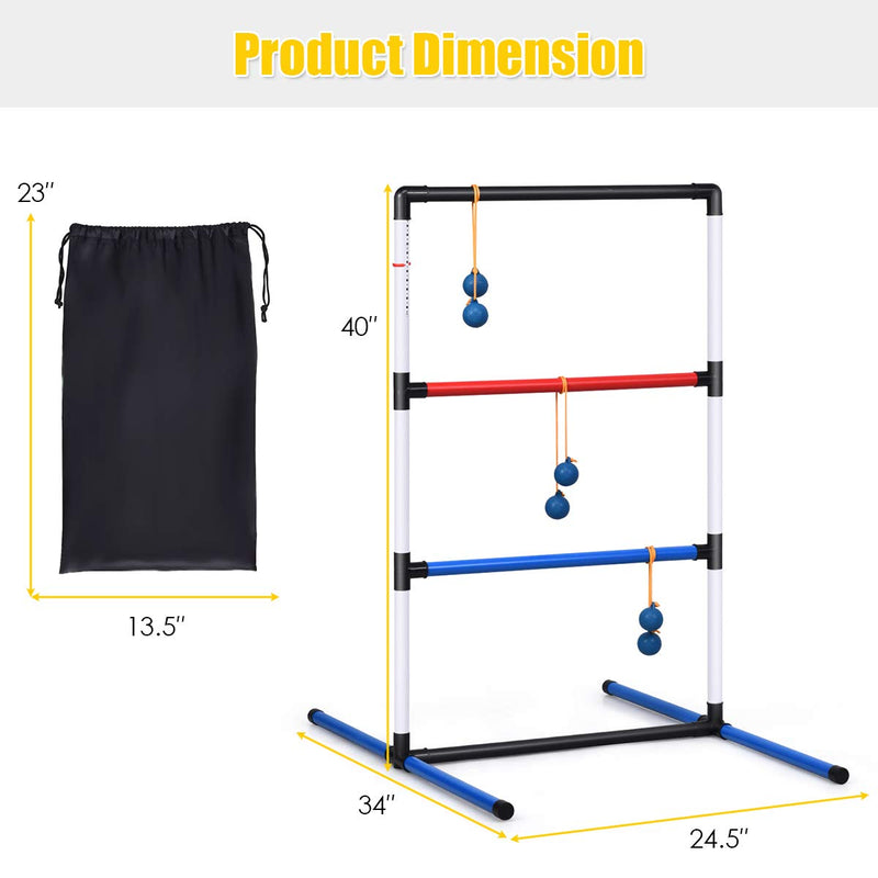 Load image into Gallery viewer, Ladder Toss Game Set, Indoor/Outdoor Ladder Ball Toss Game Set - GoplusUS
