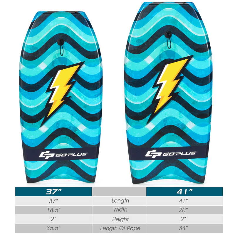 Load image into Gallery viewer, Goplus Super Lightweight Bodyboard, 37-41'' Body Board with EPS Core, XPE Deck - GoplusUS
