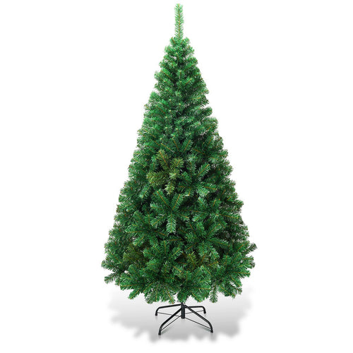 Artificial Christmas Tree with Solid Metal Stand - GoplusUS