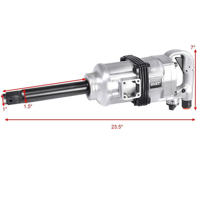 Load image into Gallery viewer, 1&quot; Air Impact Wrench Gun Heavy Duty Pneumatic Tool Long Shank Commercial Truck Mechanics w/Case - GoplusUS
