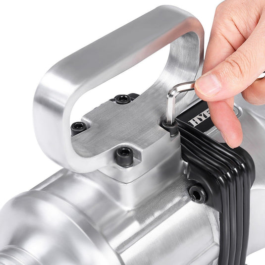 1" Air Impact Wrench Gun Heavy Duty Pneumatic Tool Long Shank Commercial Truck Mechanics w/Case - GoplusUS
