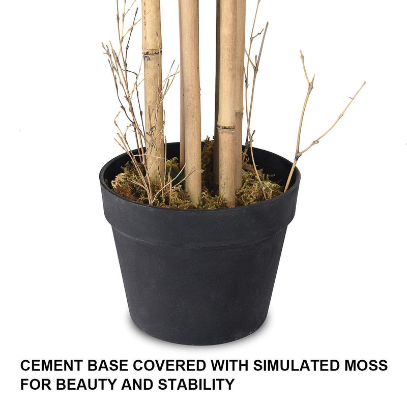 Load image into Gallery viewer, Fake Bamboo Tree Artificial Greenery Plants in Nursery Pot Decorative Trees for Home - GoplusUS
