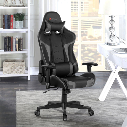 Gaming Chair, Massage Office Chair Computer Gaming Racing Chair - GoplusUS