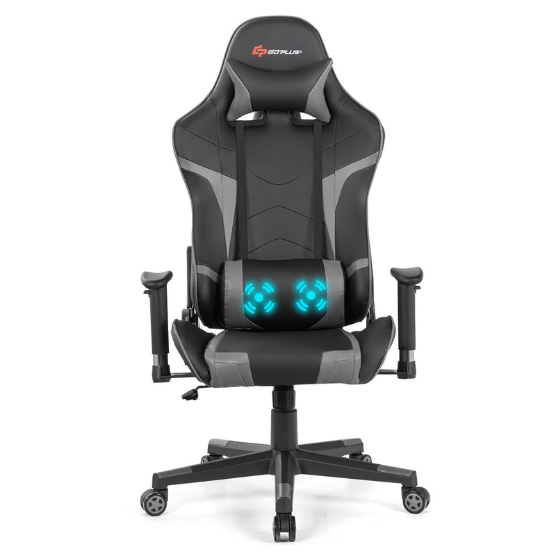 Load image into Gallery viewer, Gaming Chair, Massage Office Chair Computer Gaming Racing Chair - GoplusUS
