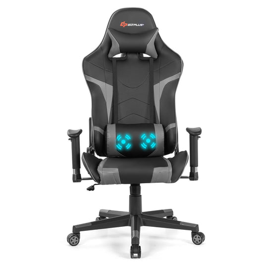 Gaming Chair, Massage Office Chair Computer Gaming Racing Chair - GoplusUS