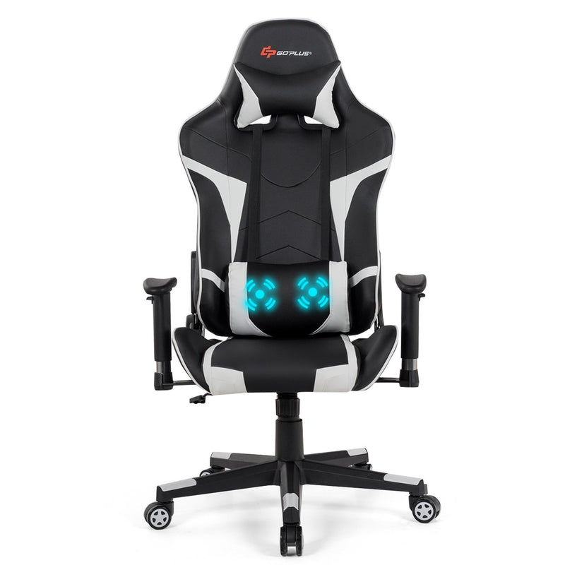 Load image into Gallery viewer, Gaming Chair, Massage Office Chair Computer Gaming Racing Chair - GoplusUS

