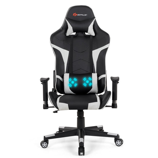 Gaming Chair, Massage Office Chair Computer Gaming Racing Chair - GoplusUS