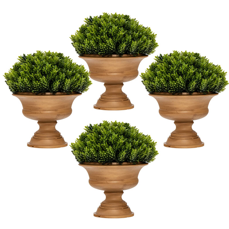 Load image into Gallery viewer, Goplus 4 Pack Artificial Boxwood Topiary Trees - GoplusUS
