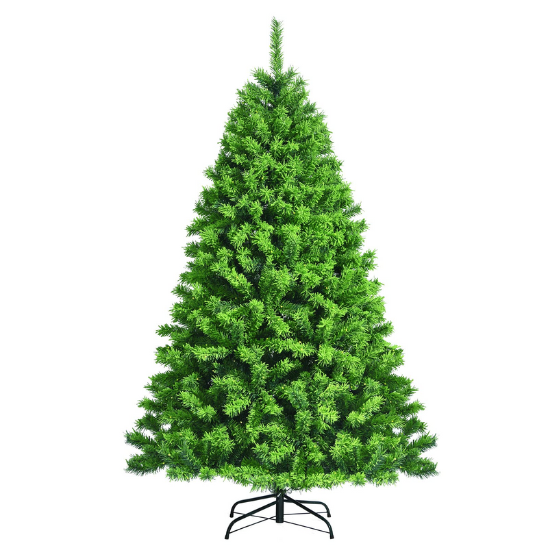 Load image into Gallery viewer, Goplus Snow Flocked Christmas Tree, Artificial Hinged Pine Tree - GoplusUS

