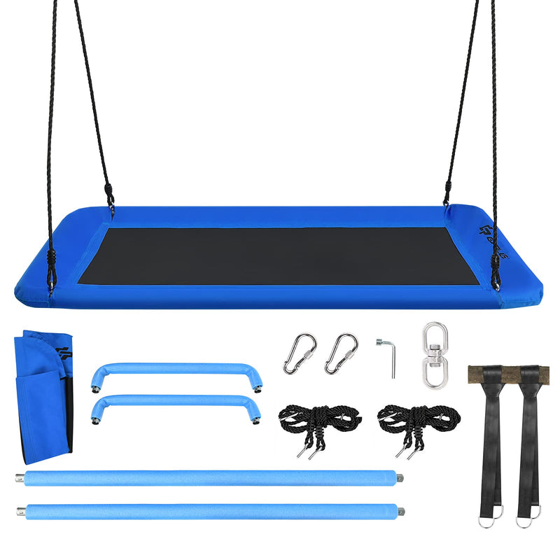 Load image into Gallery viewer, Goplus 700LBS 60 Inch Giant Platform Tree Swing for Kids and Adults - GoplusUS
