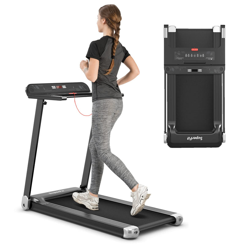 Load image into Gallery viewer, Goplus Folding Treadmill, Compact Superfit Treadmill with APP Control, Blue Tooth Speaker - GoplusUS
