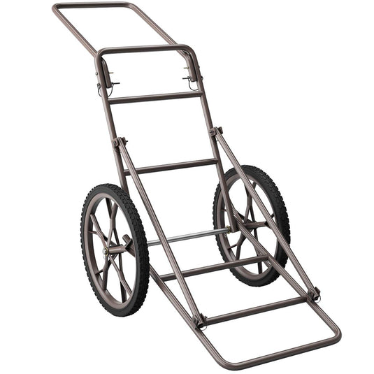 Folding Deer Game Cart Larger Capacity 500lbs Hauler Utility Gear Dolly Cart Hunting Accessories - GoplusUS