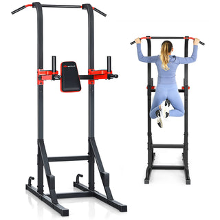 Goplus Power Tower Pull Up Bar Dip Station - GoplusUS