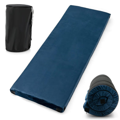 Goplus Memory Foam Camping Mattress, Waterproof Roll Up Floor Mattress with Carrying Bag - GoplusUS