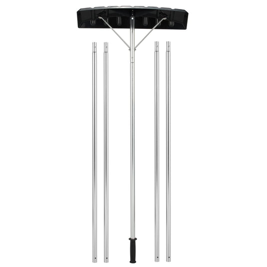 Snow Roof Rake, Extendable 4.8-20FT Snow Shovel for Snow Removal