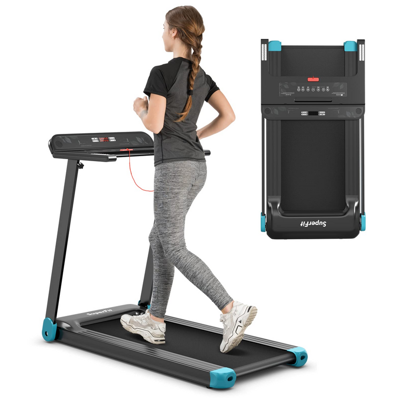 Load image into Gallery viewer, Goplus Folding Treadmill, Compact Superfit Treadmill with APP Control, Blue Tooth Speaker - GoplusUS
