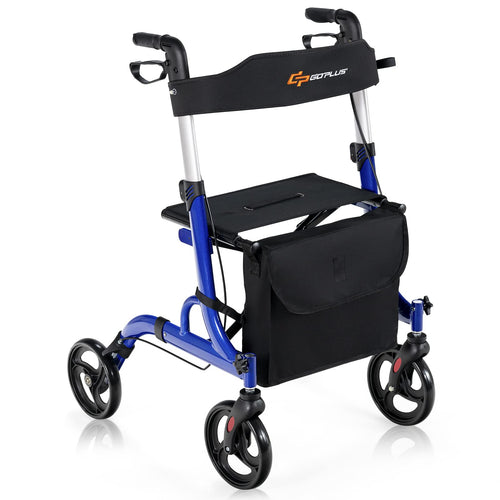 Goplus 2 in 1 Rollator Walkers for Seniors with Seat - GoplusUS