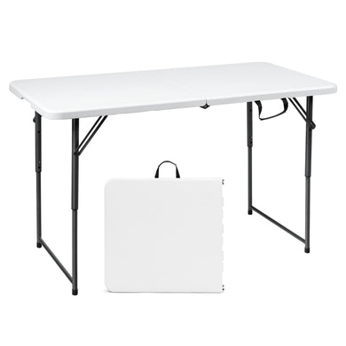 Goplus Folding Table Portable Plastic Picnic Party Dining Camp Tables Indoor Outdoor (HDPE) - GoplusUS