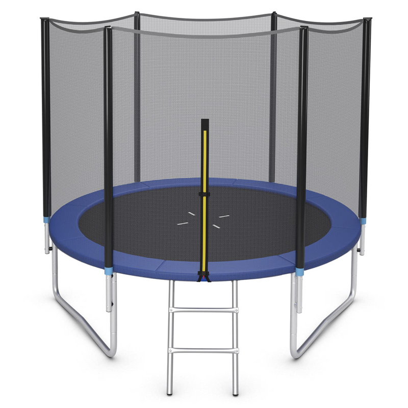 Load image into Gallery viewer, Goplus Trampoline 8FT 10FT 12FT 14FT 15FT 16FT, ASTM Approved Outdoor Recreational Trampolines W/Enclosure Net - GoplusUS
