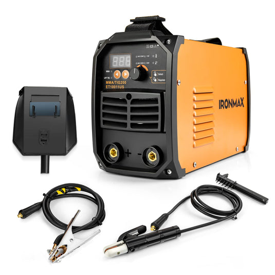 MMA/TIG 200 Stick Welder, 110V/220V Hot Start ARC Welding Machine - GoplusUS