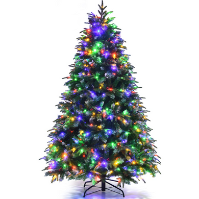 Goplus 5 ft / 6 FT Pre-Lit Artificial Christmas Tree - GoplusUS