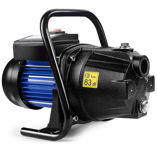 Goplus 1.6HP Well Water Pump Home Garden Irrigation Booster Jet Pump 1000GPH, 1200W (Black) - GoplusUS