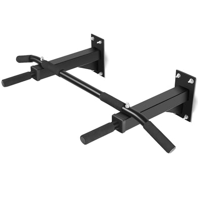 Goplus Wall Mounted Pull Up Bar, Steel Chin Up Bar w/ 3 Grip Positions, Multifunctional Pullup Bar for Indoor Home Gym Strength Training Full Body Workout Fitness - GoplusUS