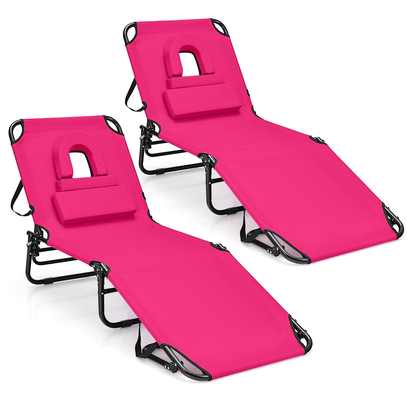 Load image into Gallery viewer, Goplus Beach Chaise Lounge Chair
