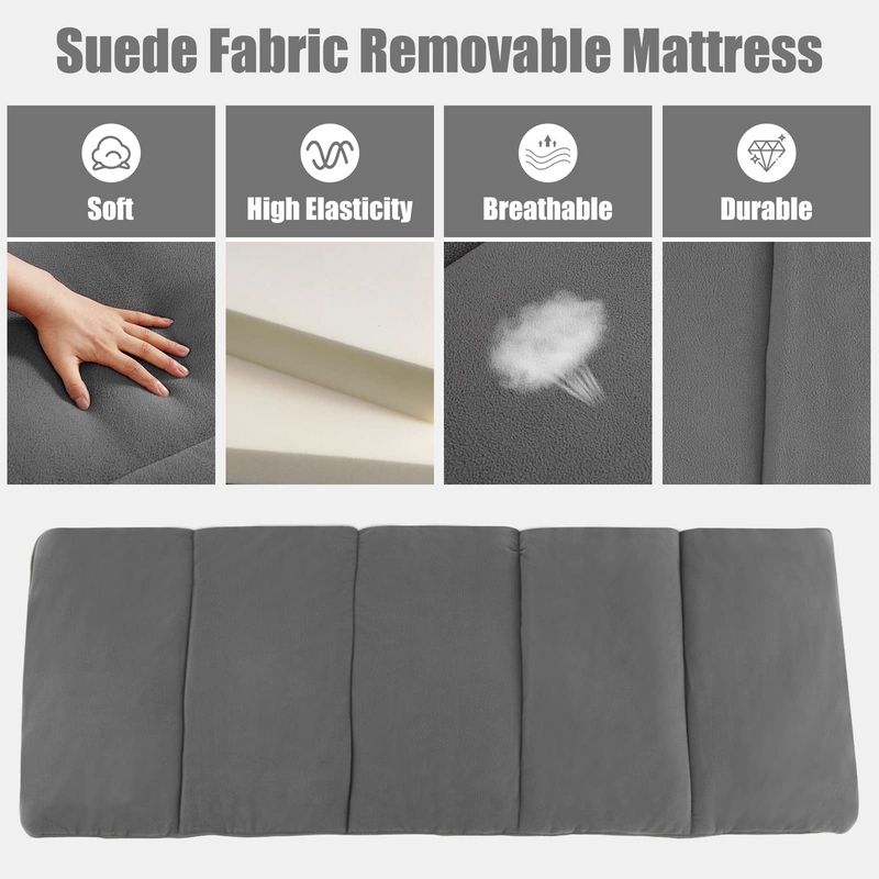 Load image into Gallery viewer, Goplus Camping Cot, Folding Camping Cot with Mattress, Pillow - GoplusUS
