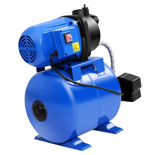 Goplus 1.6HP Shallow Well Pump & Tank Garden Water Pump Jet Pressurized Home Irrigation 1000GPH - GoplusUS