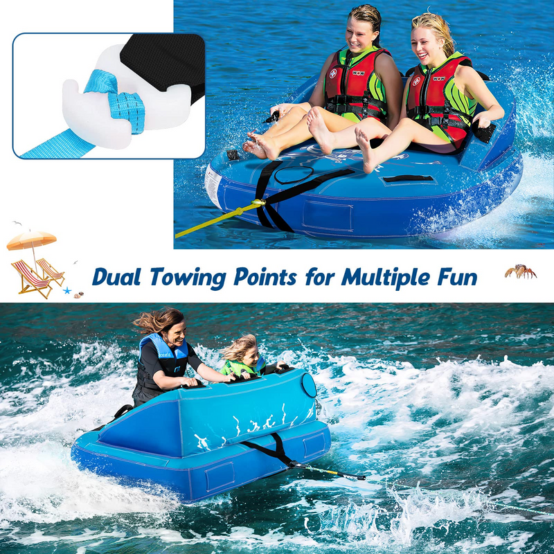 Load image into Gallery viewer, 1-2 Person Water Sport Towables for Boat to Pull - Goplus
