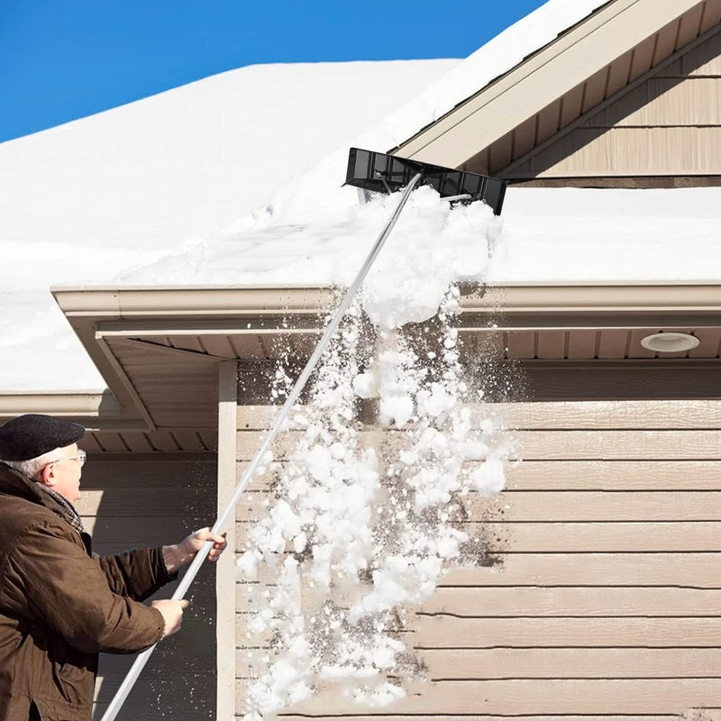 Load image into Gallery viewer, Snow Roof Rake, Extendable 4.8-20FT Snow Shovel for Snow Removal
