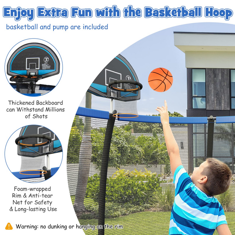 Load image into Gallery viewer, Goplus 8FT 10FT 12FT Trampoline - GoplusUS
