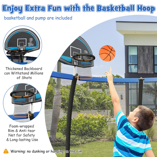 Goplus 8FT 10FT 12FT Trampoline - GoplusUS