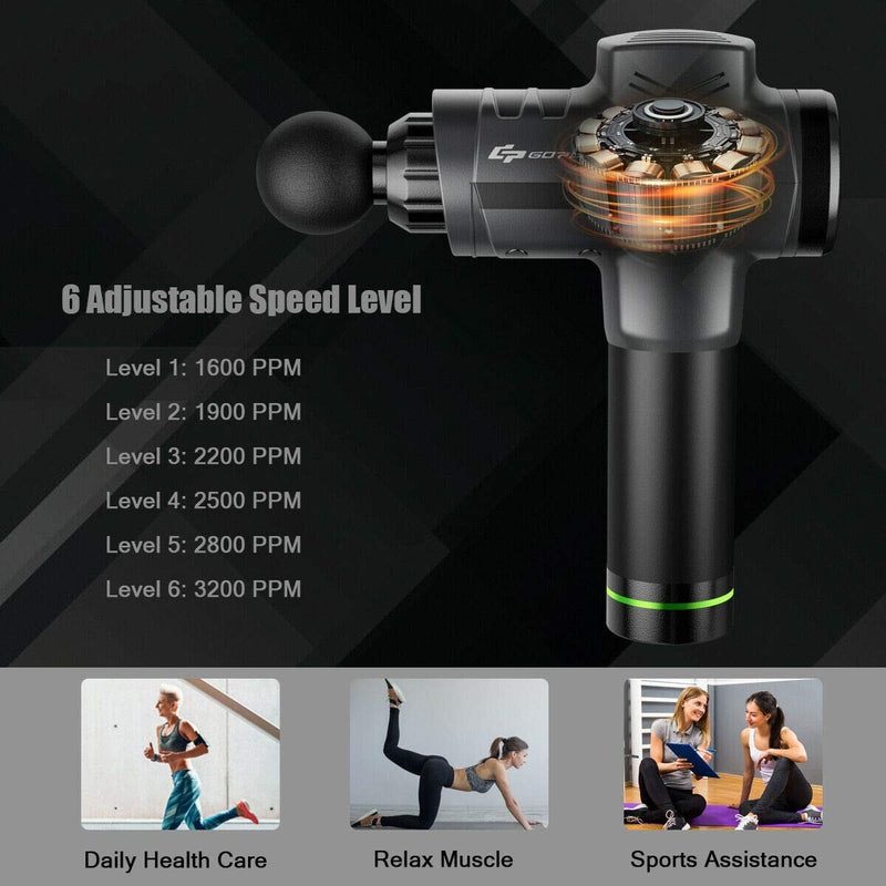 Load image into Gallery viewer, Goplus Massage Gun, Handheld Percussion Deep Tissue Massager - GoplusUS
