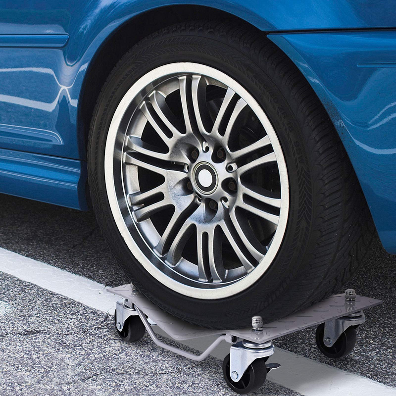 Load image into Gallery viewer, 4 PCS 4 X 3&quot; Set Wheel Dollies Dolly Tire Skates Vehicle Car Auto Repair Moving Diamond - GoplusUS
