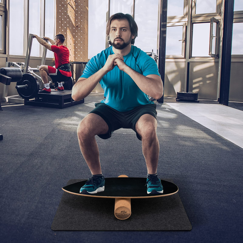 Load image into Gallery viewer, Goplus Balance Board Trainer, 500 LBS Weight Capacity Balancing Board for Core Strength, Skateboard - GoplusUS
