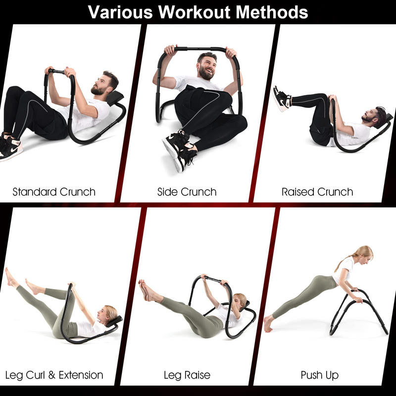 Load image into Gallery viewer, Goplus AB Fitness Crunch, Portable Abdominal Machine Workout Exerciser for Core Strength - GoplusUS
