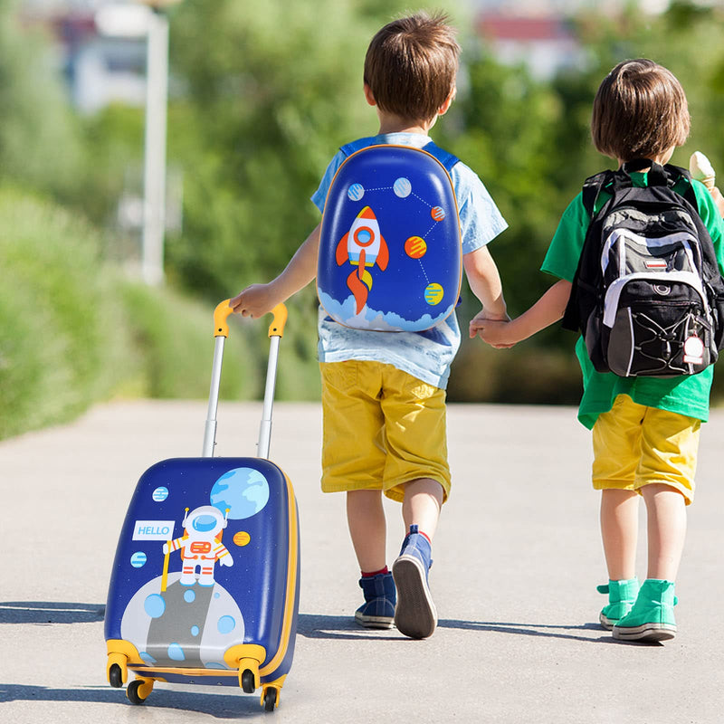 Load image into Gallery viewer, 2PC Kids Luggage, 12&quot; &amp; 16&quot; Kids Carry On Luggage Set - GoplusUS
