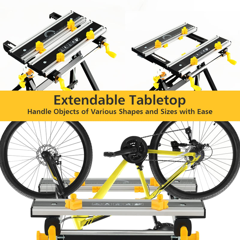 Load image into Gallery viewer, Portable Workbench, Folding Work Table - Goplus
