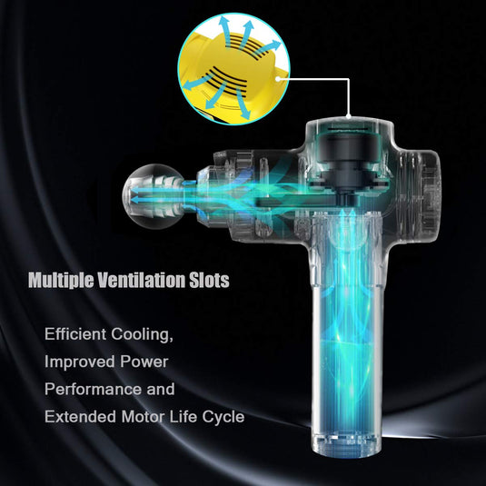 Goplus Massage Gun, Handheld Percussion Deep Tissue Massager - GoplusUS
