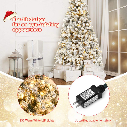 Goplus 6ft Pre-Lit Artificial Christmas Tree - GoplusUS